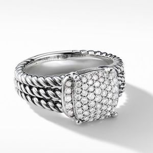 DAVID YURMAN PETITE WHEATON DIAMOND RING